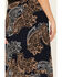 Image #4 - Shyanne Women's Printed Ruffle Slip Maxi Skirt, Indigo, hi-res