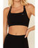 Image #3 - Shyanne Women's Solid Riding Sports Bra, Black, hi-res