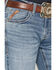 Image #2 - Ariat Men's M5 Logan Medium Wash Straight Stretch Denim Jeans - Big, Medium Wash, hi-res