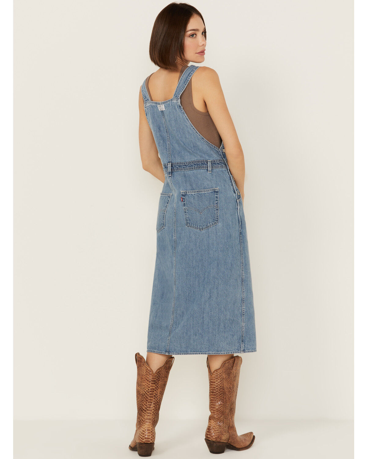 人気ブランドランキング Levi's Women's Sheplers | Dress Midi Denim Jumper Tico 服、靴