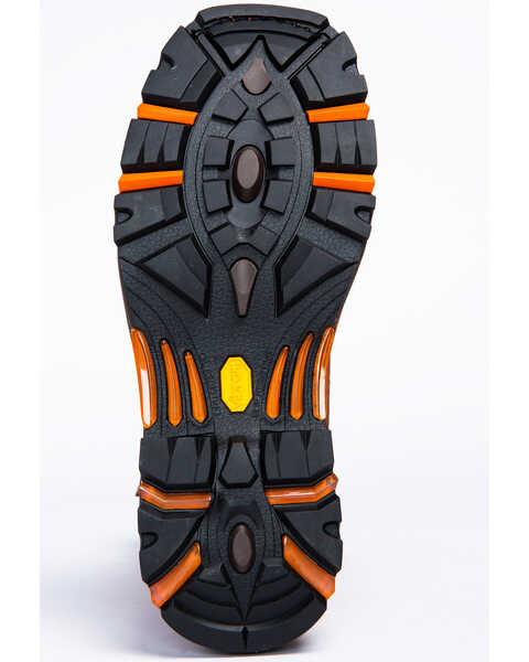 Image #7 - Cody James Men's 11" Decimator Western Work Boots - Steel Toe, Brown, hi-res