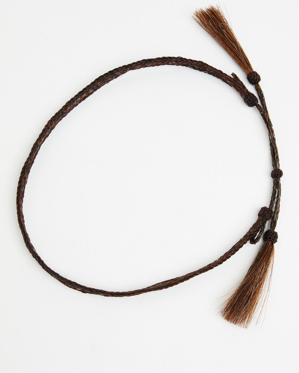Image #3 - Colorado Horsehair Double Tassel Horsehair Hatband, Natural, hi-res