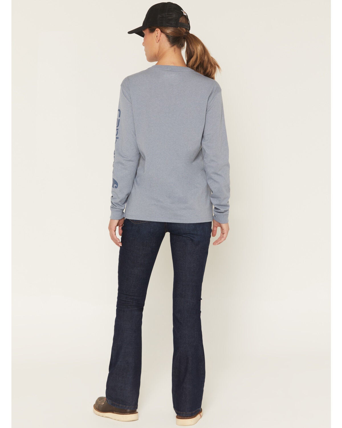 Image #3 - Carhartt Women's Tiller Stretch Denim Jeans, Dark Wash, hi-res