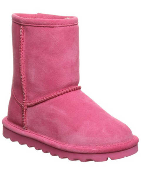 Bearpaw Girls' Elle Casual Boots - Round Toe , Pink, hi-res