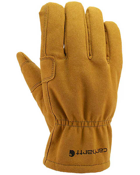 Carhartt Men's Synthetic Suede Fencer Work Glove , Brown, hi-res