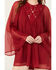 Image #3 - Free People Women's Sunshine of Love Mini Long Sleeve Dress, Red, hi-res