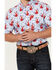 Image #3 - Ariat Men's Jeremiah Floral Print Button-Down Short Sleeve Western Shirt, , hi-res