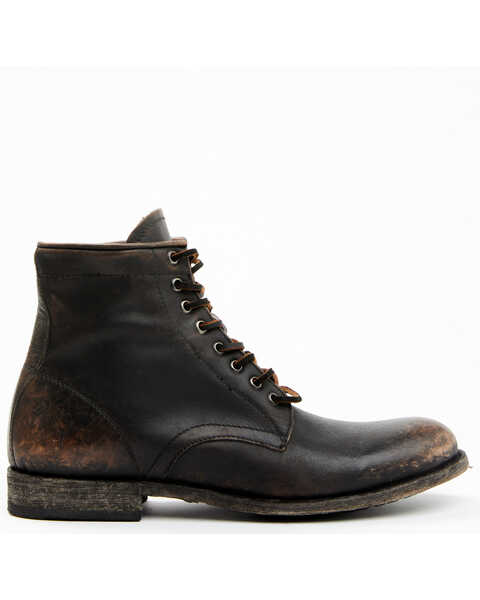 Image #2 - Frye Men's Tyler Lace-Up Boots - Round Toe, Black, hi-res