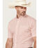 Image #2 - Wrangler Men's Classic Medallion Print Short Sleeve Button-Down Western Shirt, Orange, hi-res