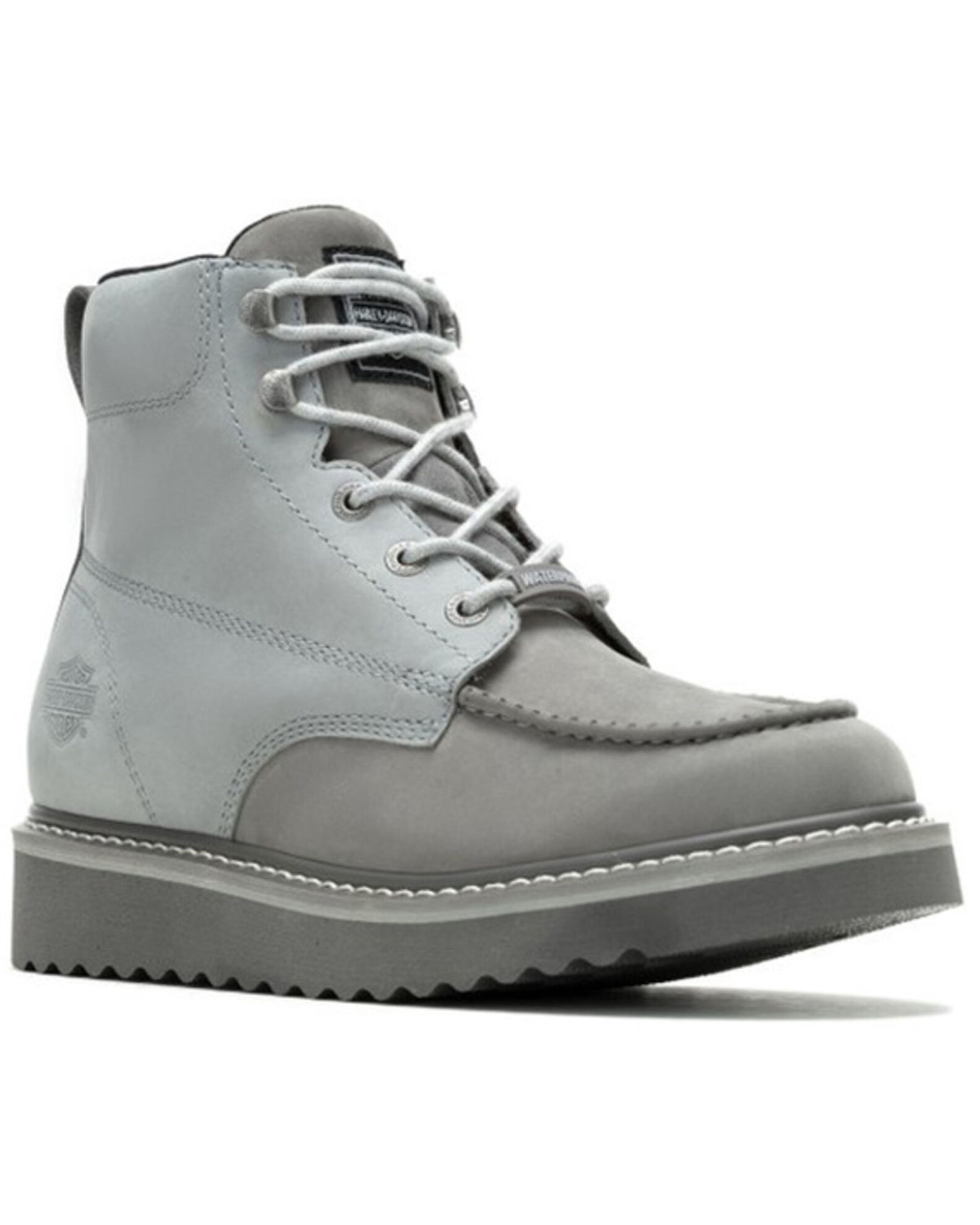 Harley Davidson Men s Beau Waterproof Motorcycle Boots Moc Toe Sheplers