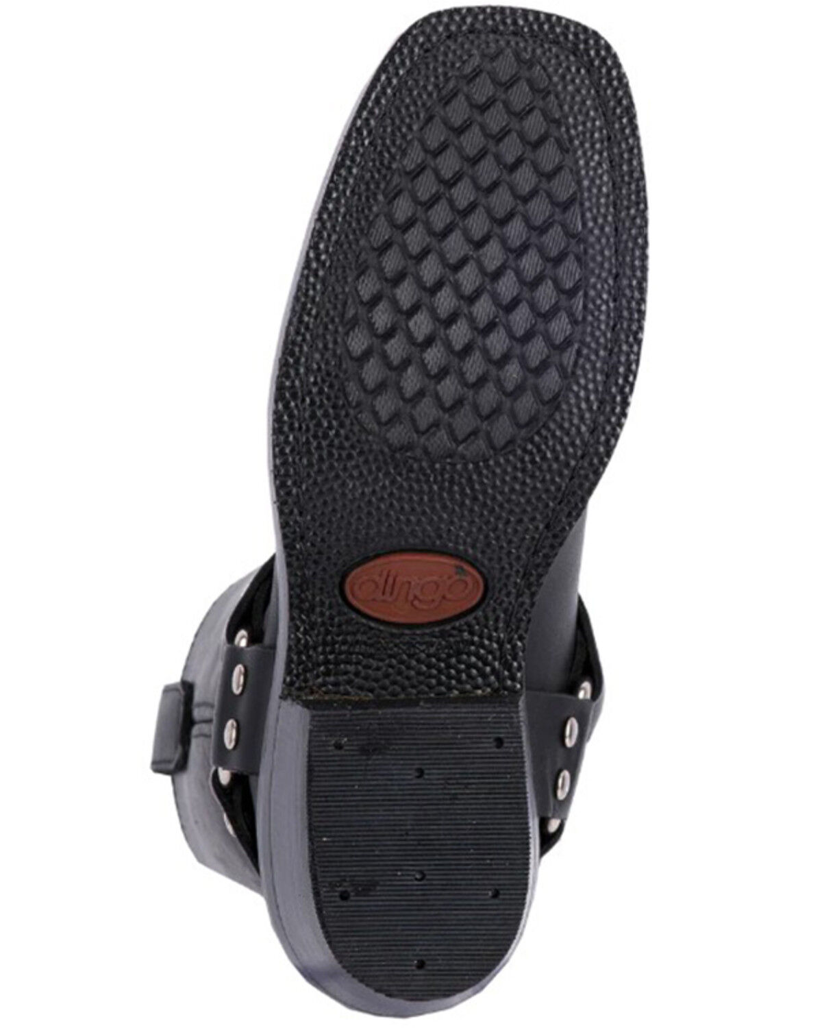 Image #7 - Dingo Women's Molly Harness Boots - Square Toe, Black, hi-res