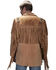 Scully Men's Bone Beaded Fringe Leather Jacket, Bourbon, hi-res