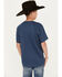 Image #4 - Ariat Boys' Cowboy Plans Short Sleeve Graphic T-Shirt, Navy, hi-res