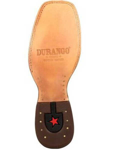 Image #7 - Durango Men's Brown Exotic Full-Quill Ostrich Western Boots - Square Toe, Dark Brown, hi-res
