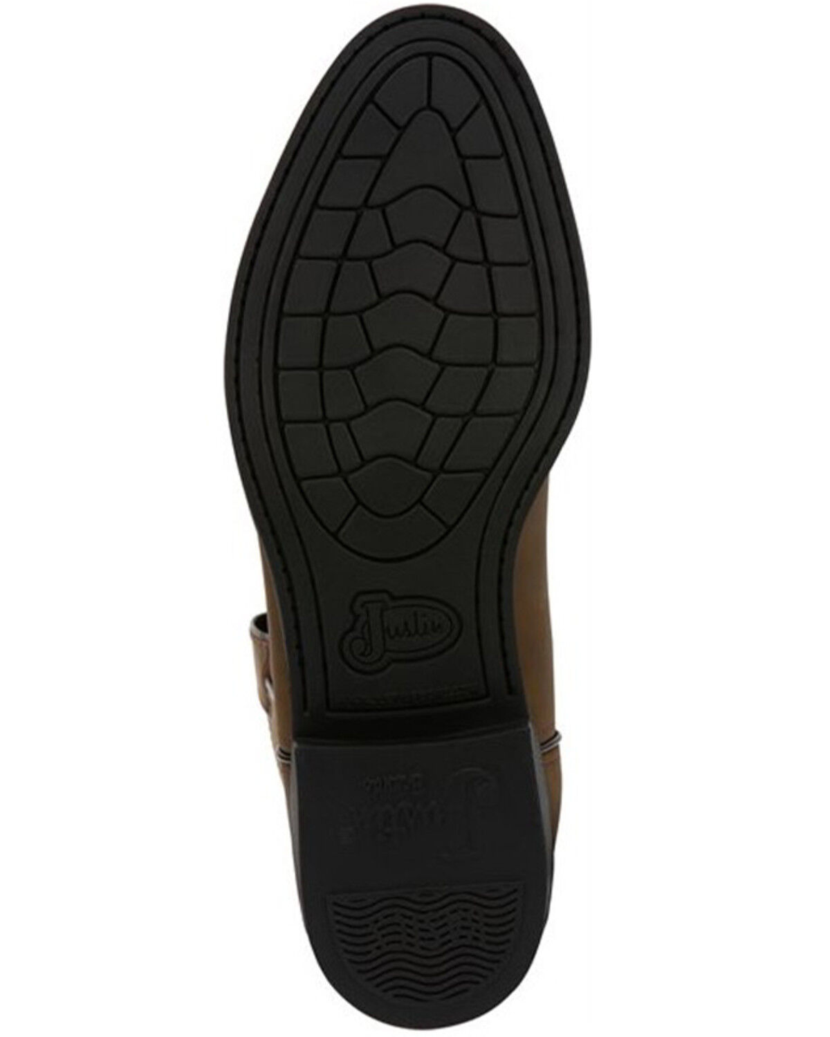 Image #14 - Justin Men's Basics Roper Western Boots - Medium Toe, Bay Apache, hi-res