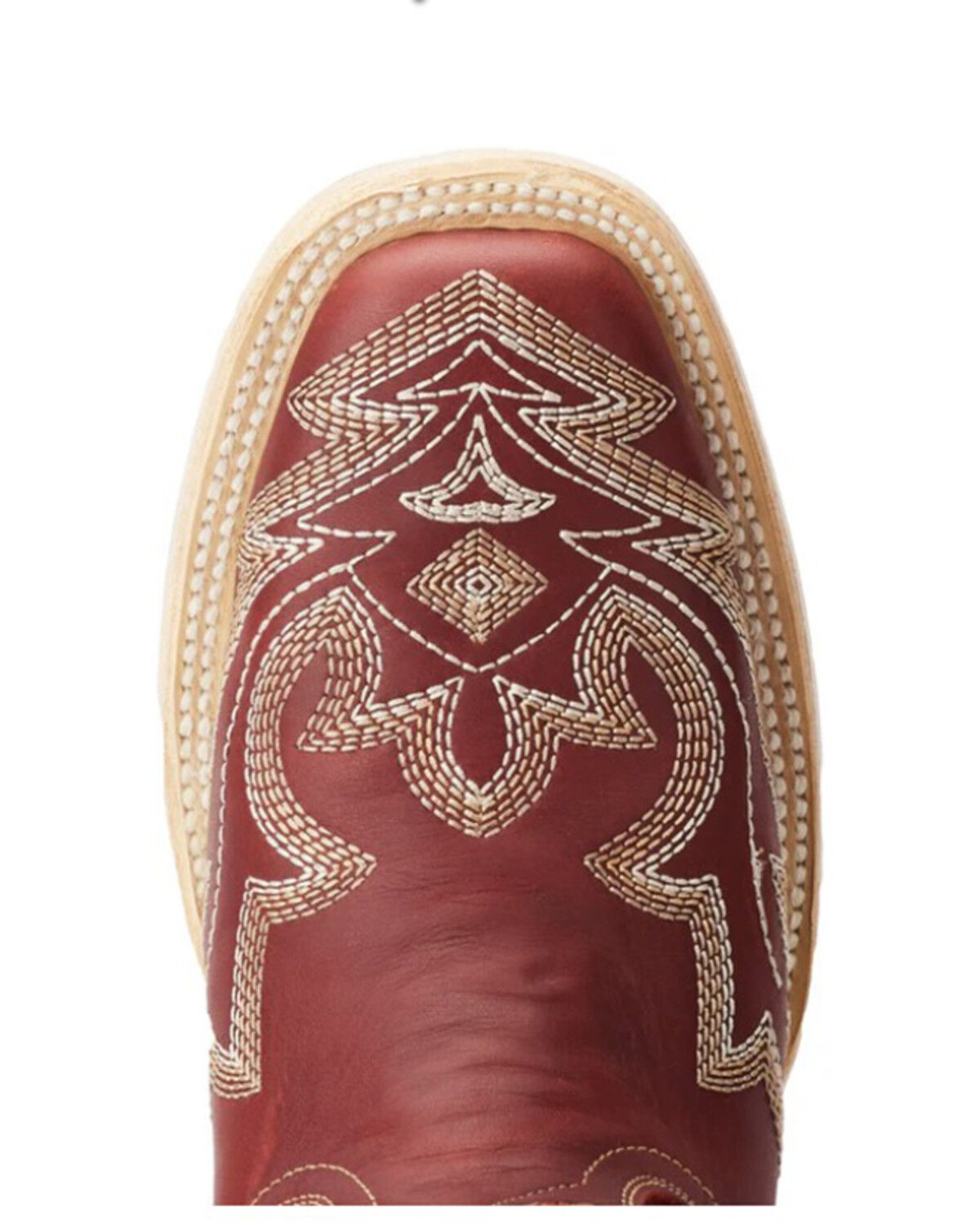 Image #6 - Lane Women's Saratoga Western Boots - Square Toe, Ruby, hi-res