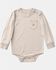Image #1 - Carhartt Infant Boys' Solid Long Sleeve Pocket Onesie, Cream, hi-res