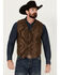 Image #1 - Cody James Men's Southwestern Print Jacquard Vest, Brown, hi-res