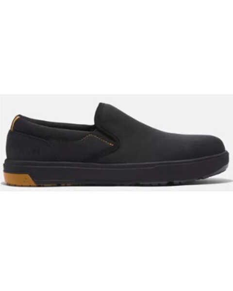Image #2 - Timberland Men's Berkley Slip-On Work Shoes - Composite Toe, Grey, hi-res