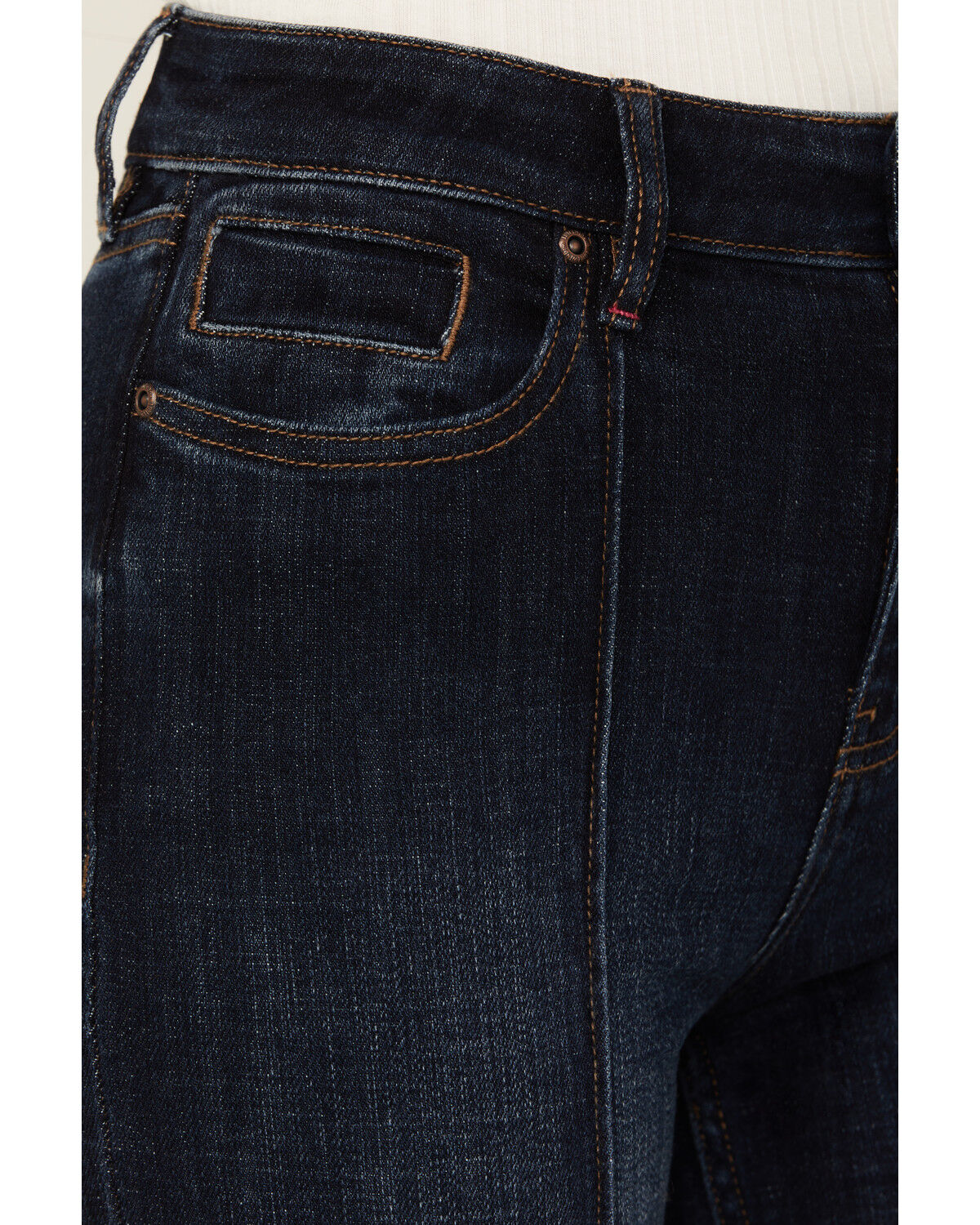 Image #2 - Idyllwind Women's Regent Dark Wash Gypsy High Rise Seamed Bootcut Comfort Stretch Denim Jeans, Dark Wash, hi-res
