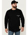 Image #2 - Cody James Men's FR Graphic Long Sleeve Graphic Work T-Shirt , Black, hi-res