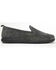 Image #2 - Minnetonka Women's Shay Suede Slip-On Shoes - Round Toe, Charcoal, hi-res