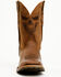 Image #4 - Double H Men's 11" Stockman Ice Roper Western Boots - Broad Square Toe , Chocolate, hi-res