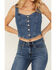 Image #3 - Levi's Women's Dark Medium Wash Western Alani Corset, , hi-res