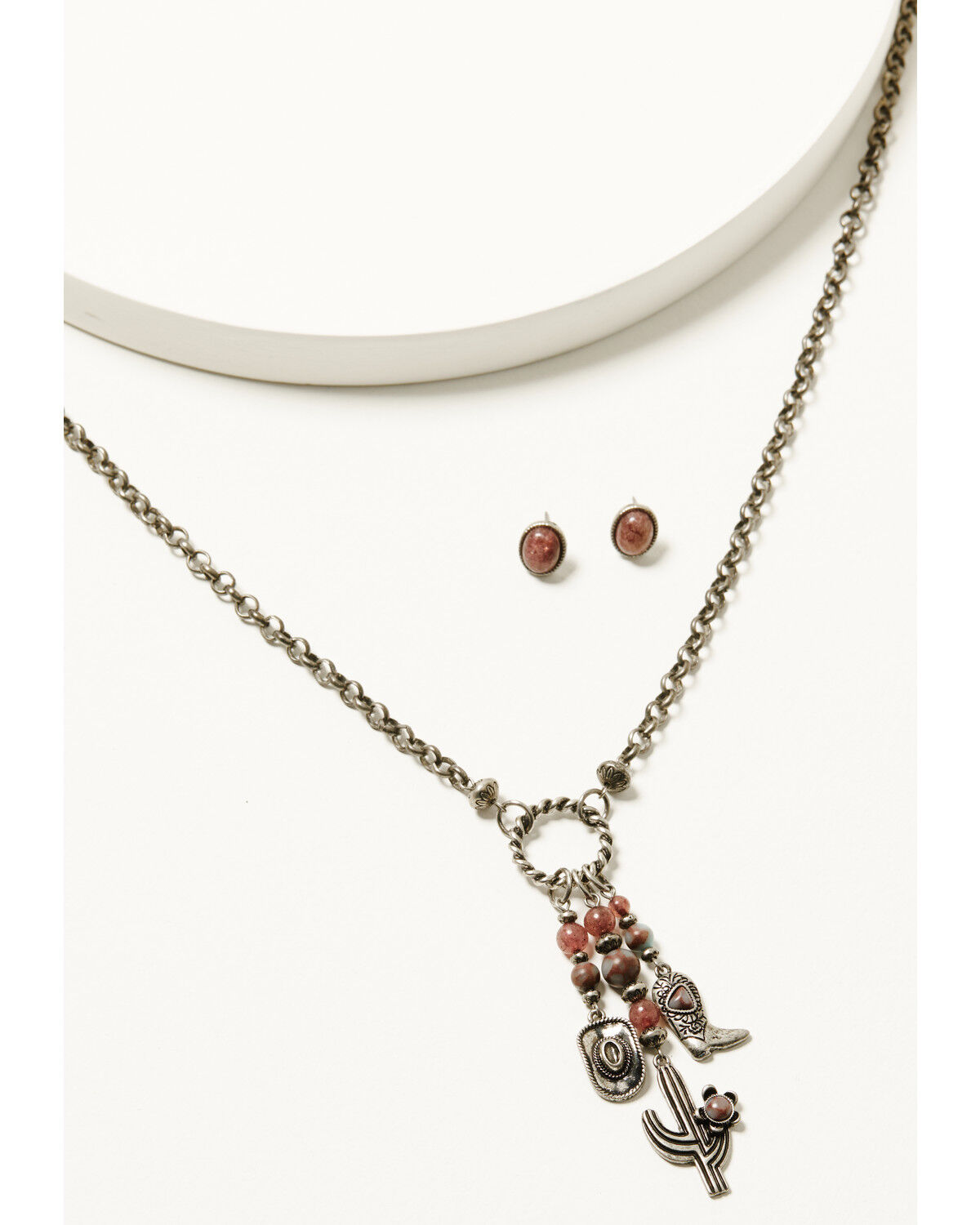 Image #1 - Shyanne Women's Strawberry Skies Jewelry Set - 2 Piece, Silver, hi-res