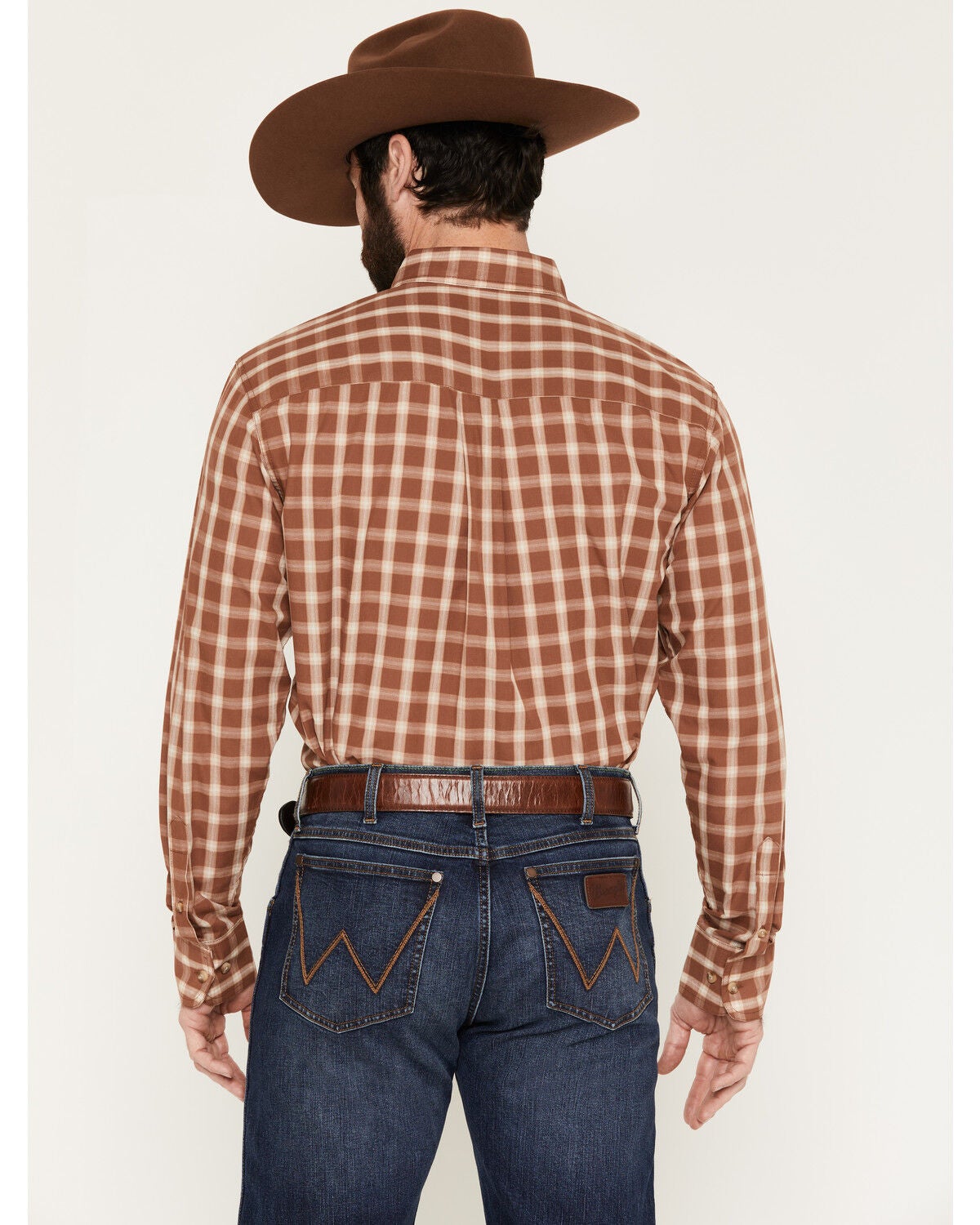 Image #5 - Wrangler Riata Men's Assorted Plaid Print Long Sleeve Button-Down Western Shirt, Multi, hi-res