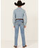Image #3 - Wrangler Retro Boys' Applewood Medium Wash Slim Straight Stretch Denim Jeans, Medium Wash, hi-res