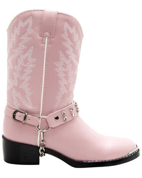 Image #2 - Durango Girls' Western Boots - Round Toe, Pink, hi-res