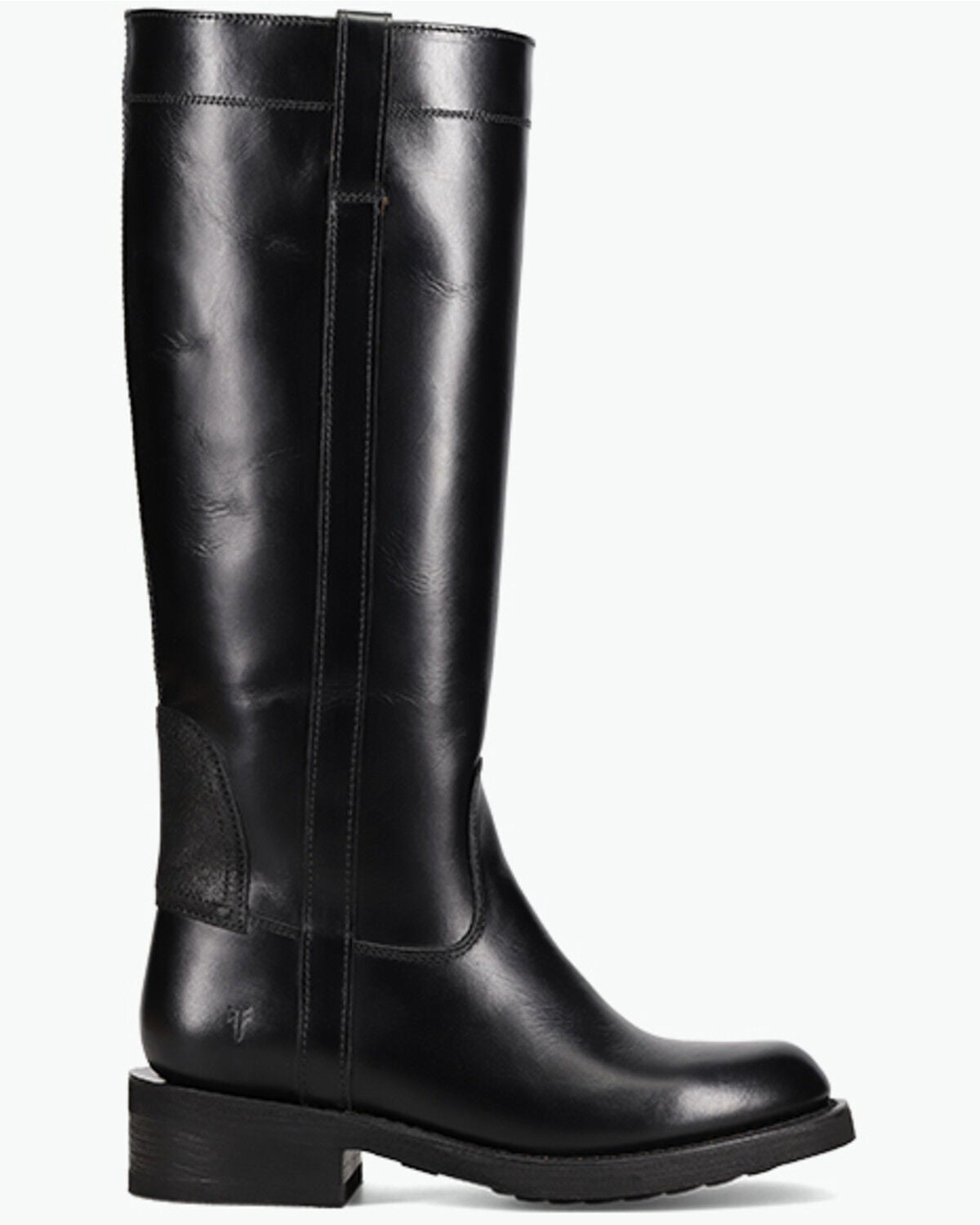 Image #2 - Frye Women's Viv Riding Boots - Round Toe, Black, hi-res