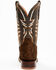 Image #5 - Dan Post Women's Exotic Sea Bass Western Boots - Broad Square Toe, Ivory, hi-res