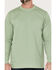 Image #3 - Hawx Men's Solid Loden Forge Long Sleeve Work Pocket T-Shirt - Tall , Loden, hi-res