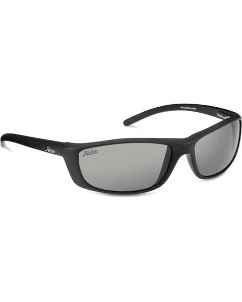 Image #1 - Hobie Men's Satin Black Polarized Cabo Sunglasses, Black, hi-res