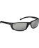 Hobie Men's Satin Black Polarized Cabo Sunglasses, Black, hi-res