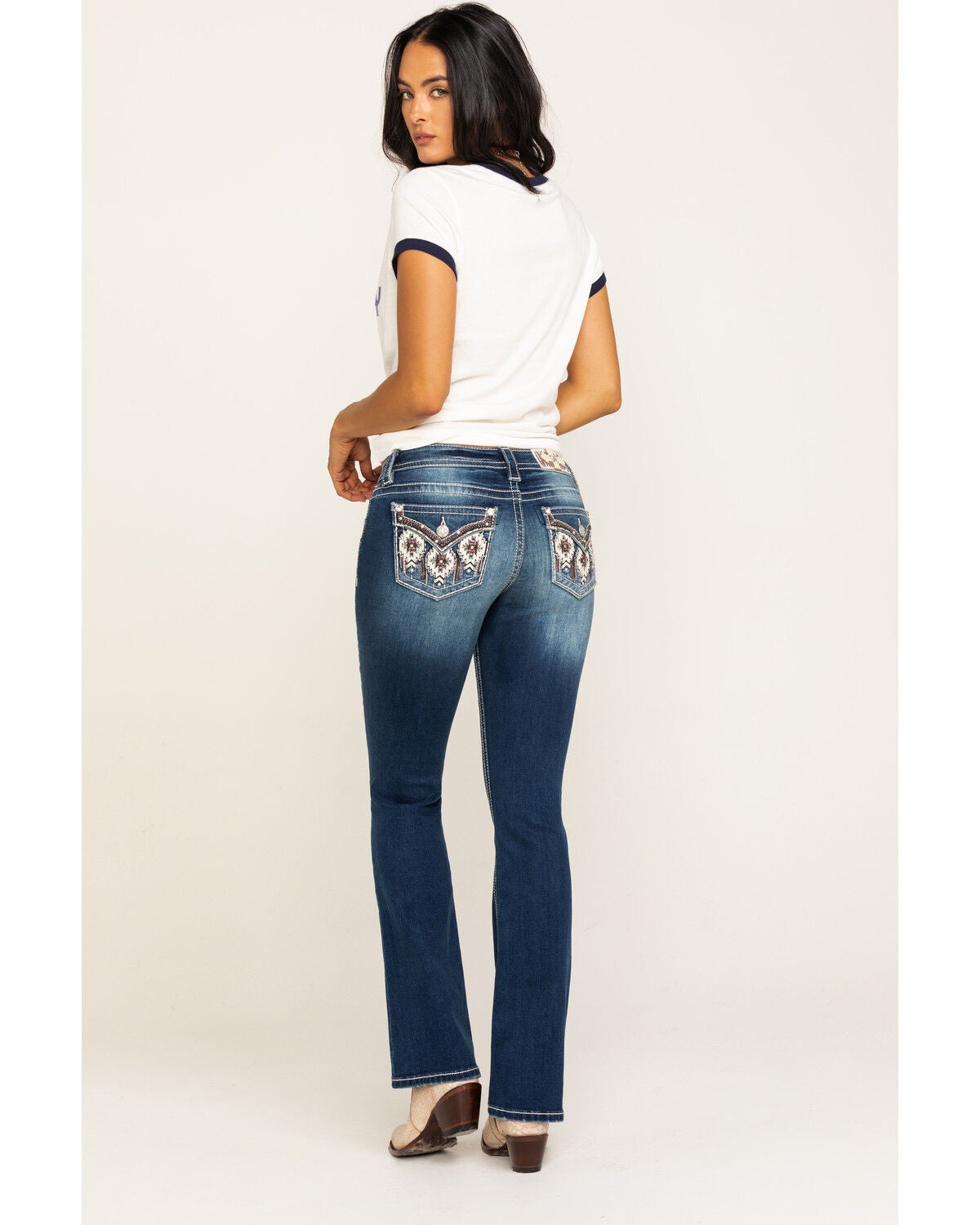 Flap pockets jeans Clearance