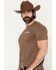 Image #3 - Cinch Men's Boot Barn Exclusive Southwest Short Sleeve Graphic T-Shirt, Brown, hi-res