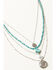 Image #1 - Shyanne Women's Desert Charm Layered Necklace, Silver, hi-res