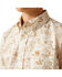 Image #2 - Ariat Boys' Classic Cowboy Short Sleeve Button-Down Western Shirt , Tan, hi-res