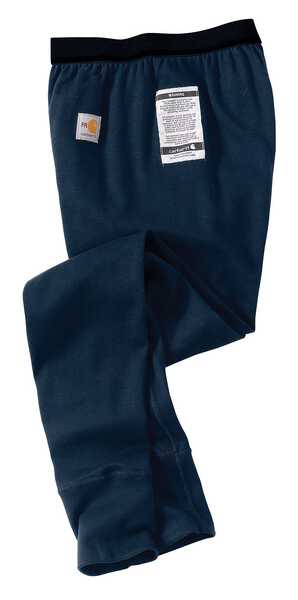 Carhartt Men's Flame-Resistant Base Force Cold Weather Bottoms - Big & Tall, Navy, hi-res