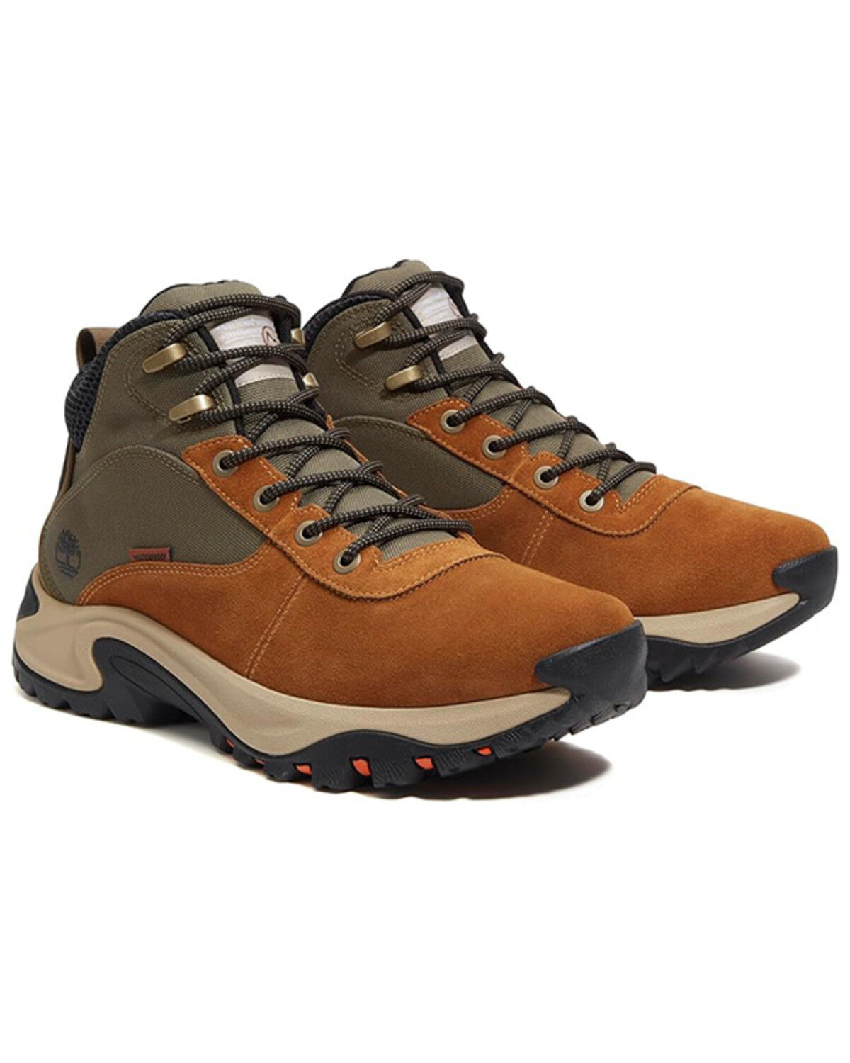Image #1 - Timberland Men's Mt. Maddsen Peak Mid Waterproof Hiking Boots - Soft Toe, Brown, hi-res