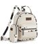 Image #2 - Wrangler Women's Cow Print Trim Mini Backpack with Coin Pouch, Tan, hi-res