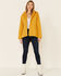 Image #2 - Outback Trading Co. Women's Solid Mustard Brookside Hooded Zip-Front Rain Jacket , Mustard, hi-res