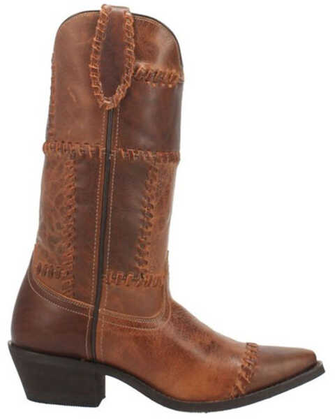 Image #2 - Laredo Women's Whiskey Run Western Boots - Snip Toe, Cognac, hi-res