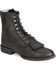 Image #1 - Ariat Women's 6" Lace-Up Heritage II Lacer Boots - Round Toe, Black, hi-res