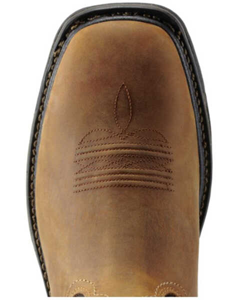 Image #8 - Ariat Men's WorkHog® Waterproof Work Boots - Steel Toe, Aged Bark, hi-res
