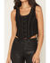 Image #3 - Idyllwind Women's Studded Button-Down Vest, Black, hi-res