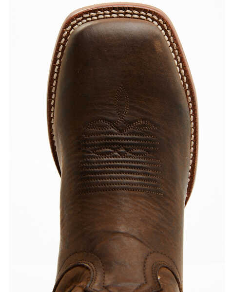 Image #6 - El Dorado Men's Bay Western Boots - Broad Square Toe, Brown, hi-res